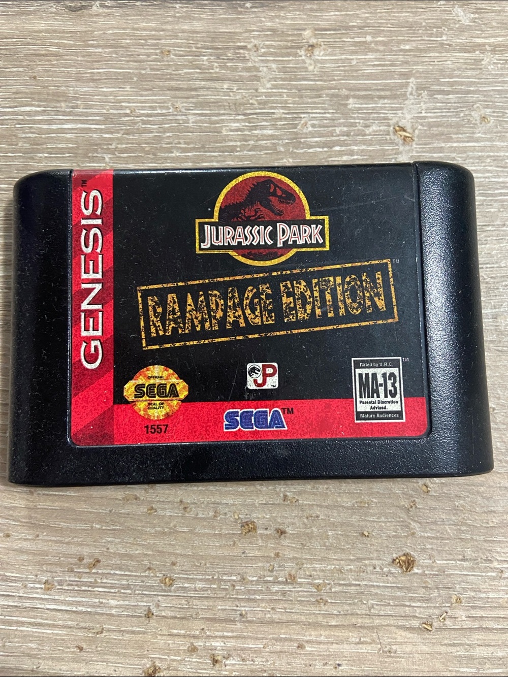 Jurassic Park: Rampage Edition Sega Genesis 1994 Cartridge Only